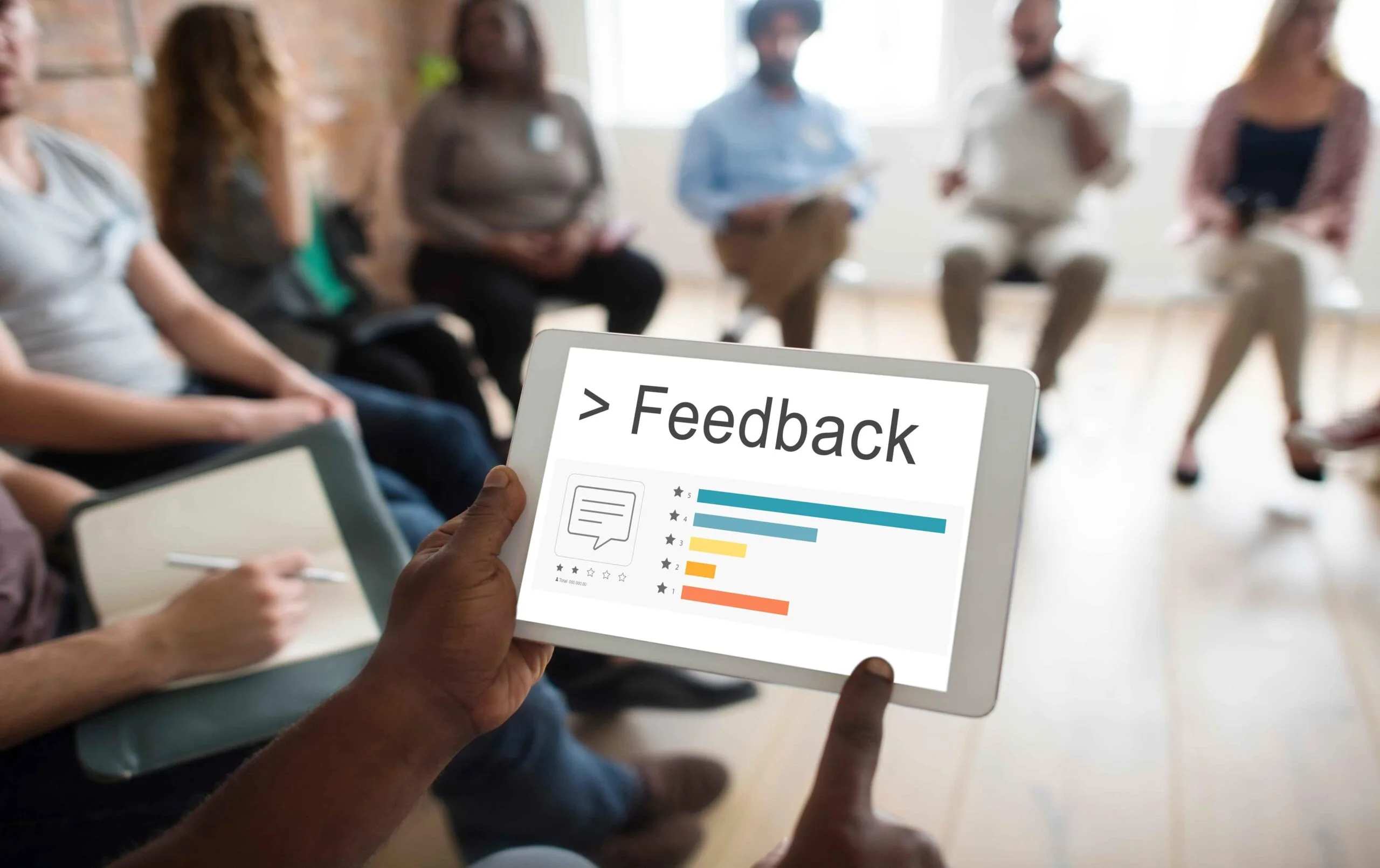 Customer feedback form and survey integration to gather insights and improve services.